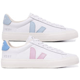 Compre 1 Leve 2 Pares Campo White Steel e Campo White Babe