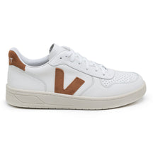 TÊNIS VERT V-10 COURO EXTRA WHITE CAMEL