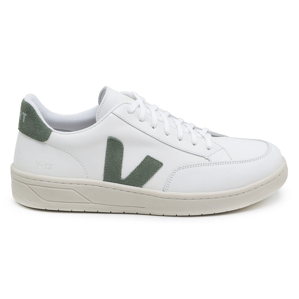 TÊNIS VERT V-12 COURO EXTRA WHITE CYPRUS