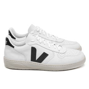 TÊNIS VERT V-10 COURO EXTRA WHITE BLACK