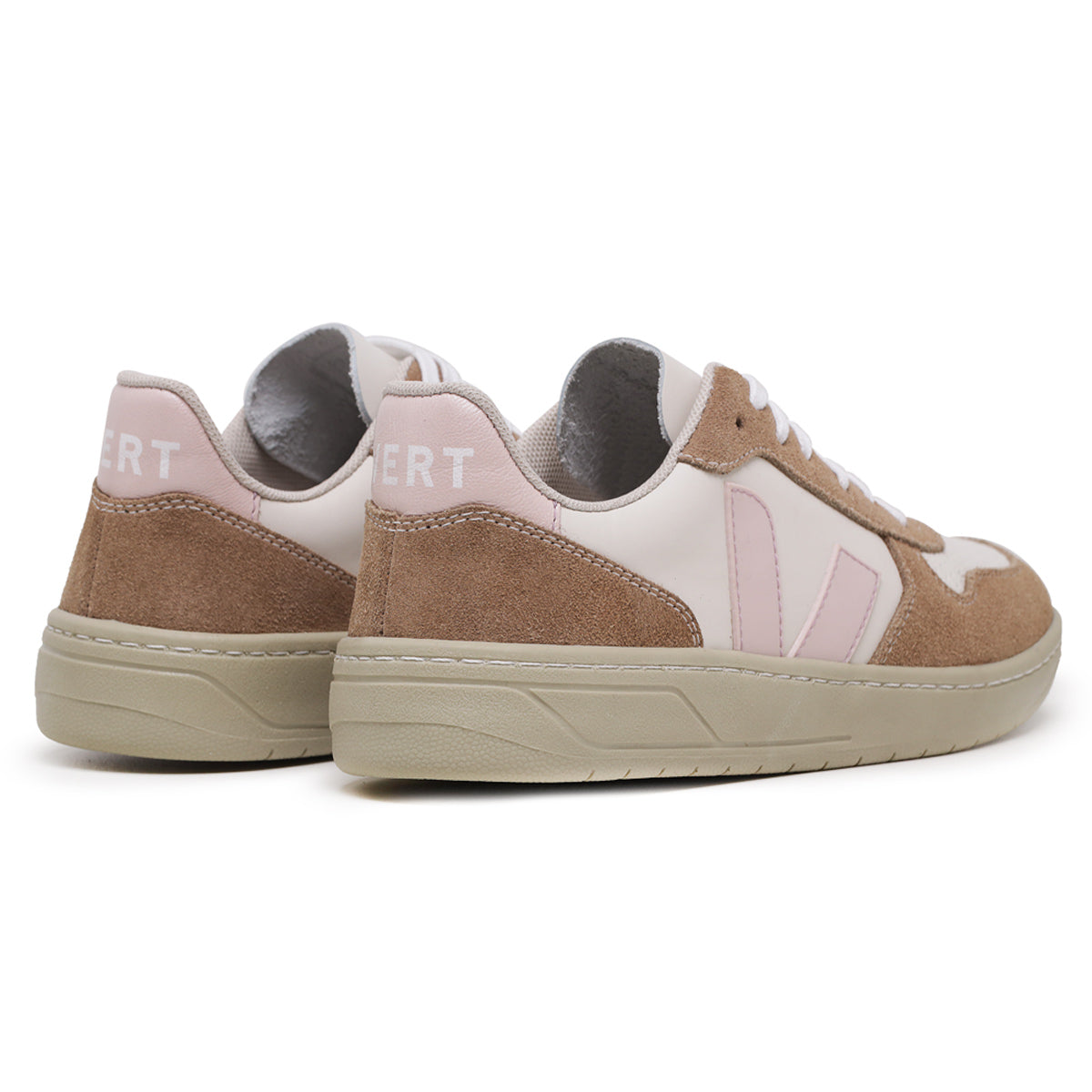 TÊNIS VERT V-10 ALVEOMESH WHITE BELLINI ALMOND