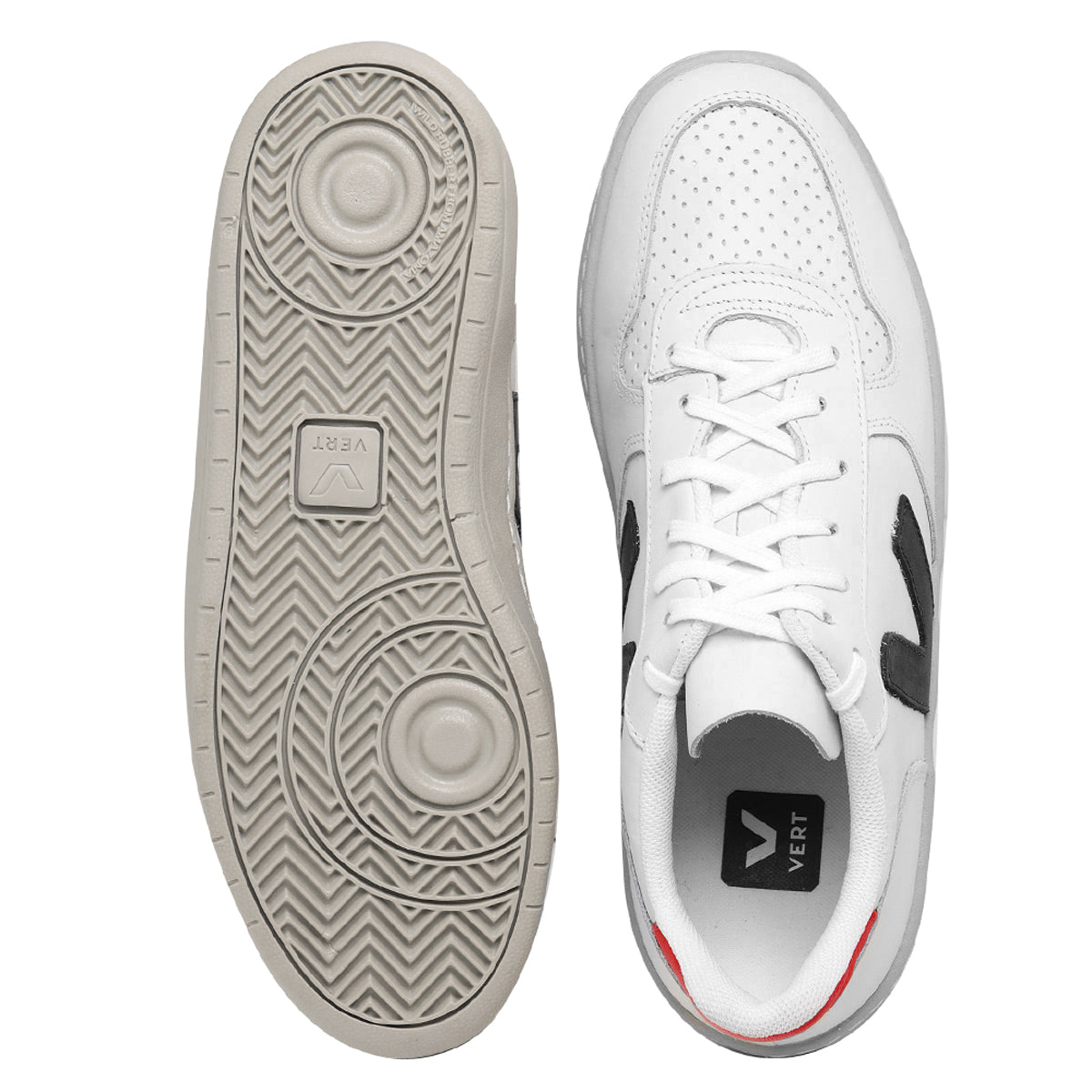 TÊNIS VERT V-10 COURO EXTRA WHITE NAUTICO PEKIN