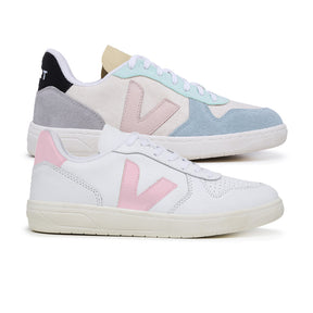 Compre 1 Leve 2 Pares V-10 Suede Multico Natural e V-10 White Babe