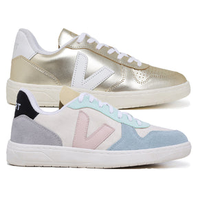 Compre 1 Leve 2 Pares V-10 All Platine e V-10 Suede Multico Natural Babe