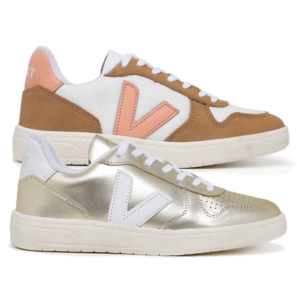 Compre 1 Leve 2 Pares V-10 All Platine e V-10 Alveomesh White